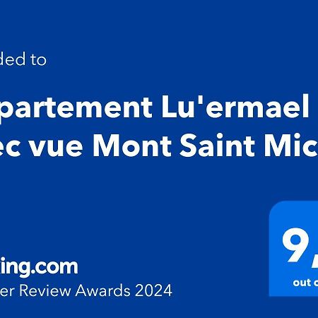 Appartement Lu'Ermael Avec Vue Mont Saint Michel Courtils Exterior foto
