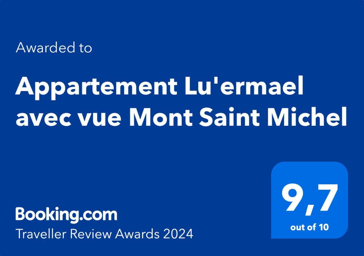 Appartement Lu'Ermael Avec Vue Mont Saint Michel Courtils Exterior foto
